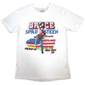 White - Front - Bruce Springsteen Unisex Adult Born In The USA ´85 T-Shirt