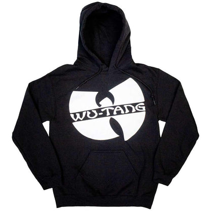 Black - Front - Wu-Tang Clan Unisex Adult Slant Logo Pullover Hoodie