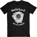 Black - Front - Motorhead Unisex Adult Flat War Pig Ace Of Spades T-Shirt