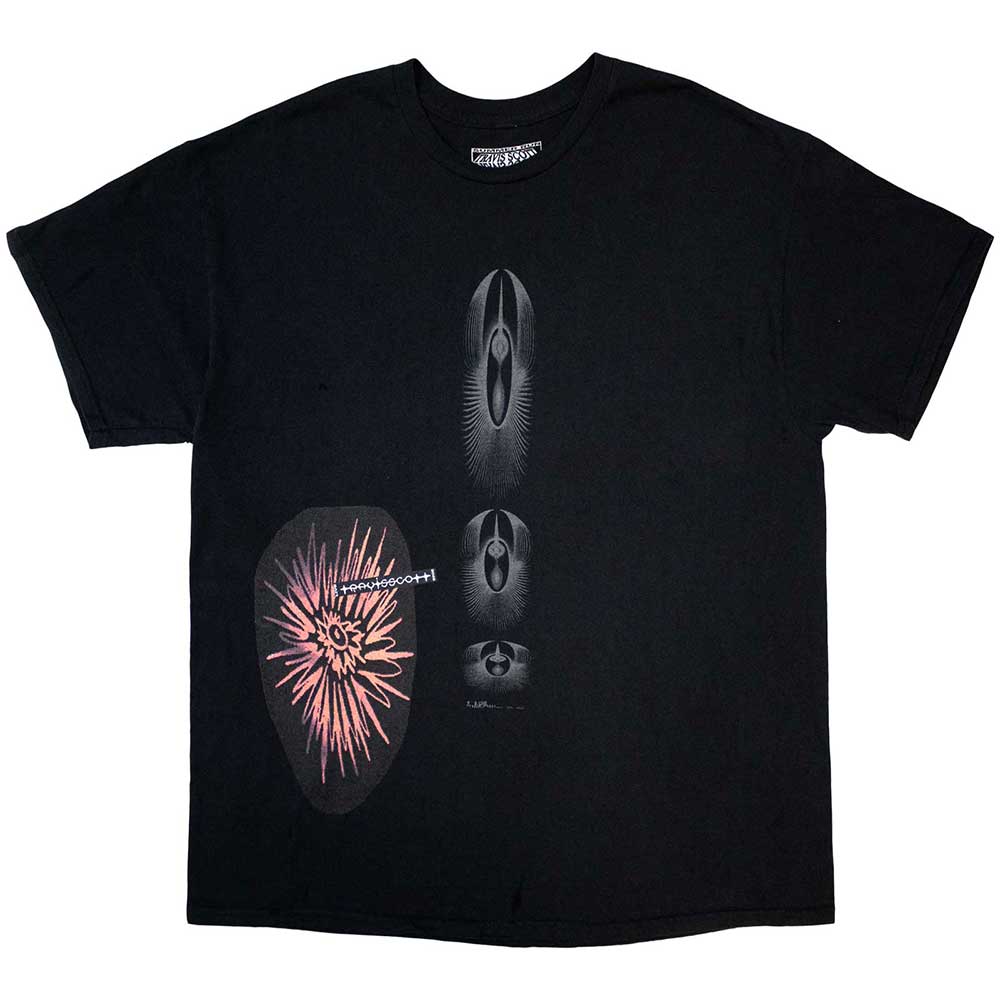 Black - Front - Travis Scott Unisex Adult Summer Run 2023 London T-Shirt