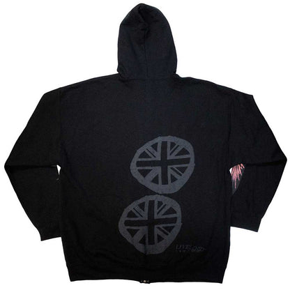 Black - Back - Travis Scott Unisex Adult Summer Run 2023 London Zipped Hoodie