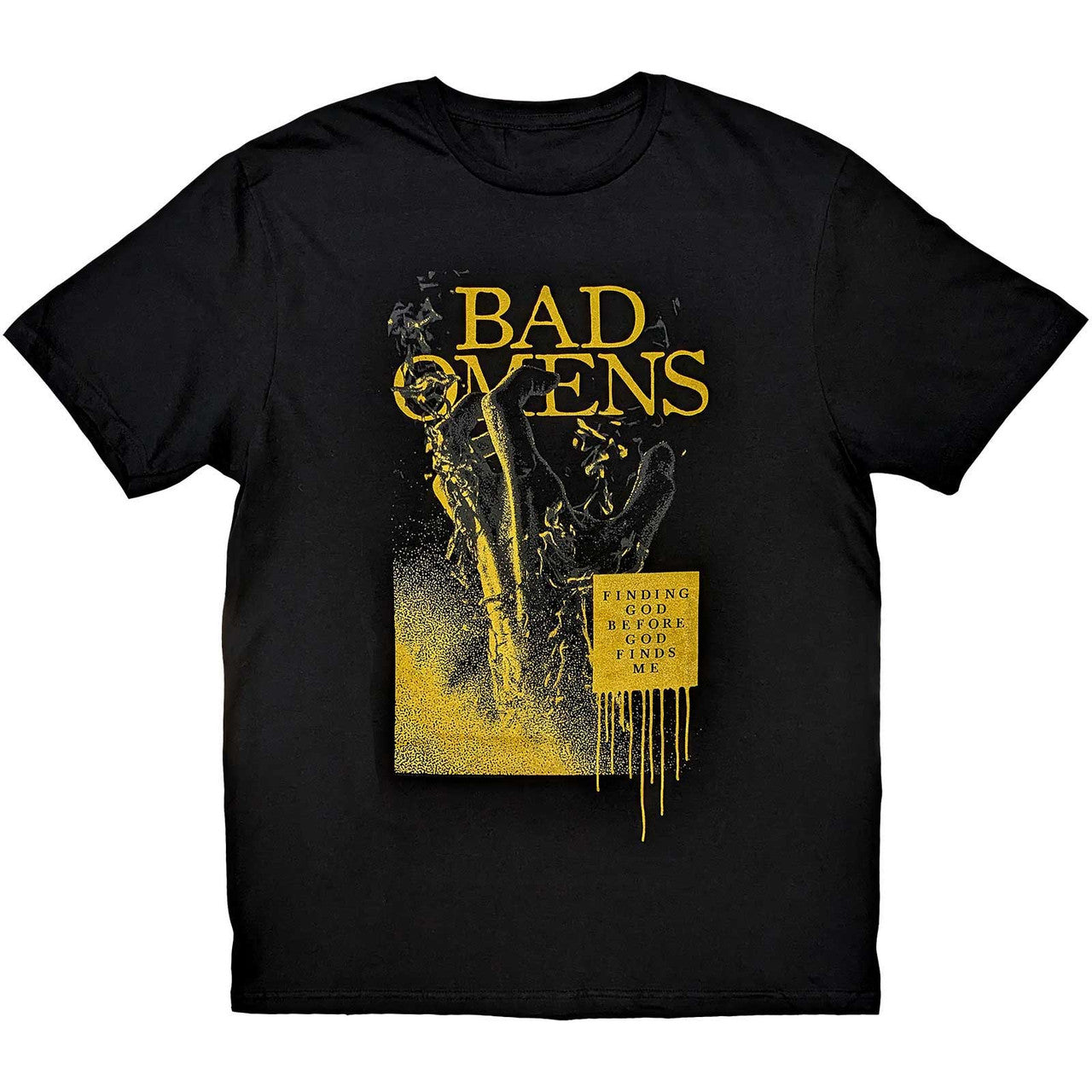 Black - Front - Bad Omens Unisex Adult Holy Water T-Shirt