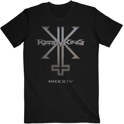 Black - Front - Kerry King Unisex Adult Chaos Logo T-Shirt