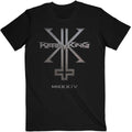 Black - Front - Kerry King Unisex Adult Chaos Logo T-Shirt