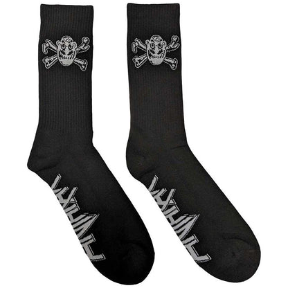 Black-White - Front - Anthrax Unisex Adult Not Man Socks