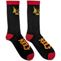 Black-Red-Yellow - Front - Ozzy Osbourne Unisex Adult Bat Socks