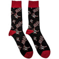 Black-Red-White - Front - Motley Crue Unisex Adult Feelgood Repeat Print Socks