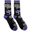 Black-Purple-White - Front - Ghost Unisex Adult Copia Socks