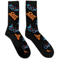 Black - Front - Ozzy Osbourne Unisex Adult Logos & Bats Socks