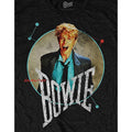 Black - Side - David Bowie Unisex Adult Scream Circle T-Shirt