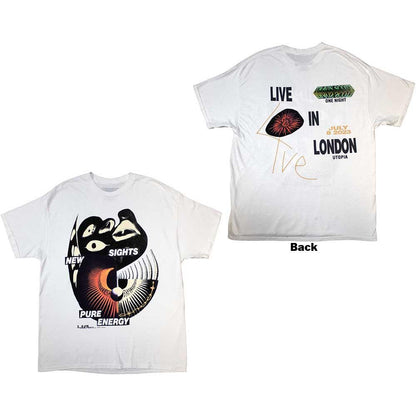 White - Front - Travis Scott Unisex Adult Summer Run 2023 London T-Shirt