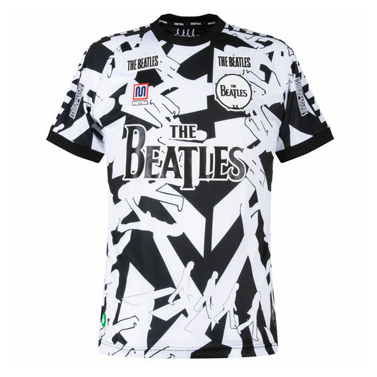 Black-White - Front - The Beatles Unisex Adult Meyba Abbey Road Crossing Jersey
