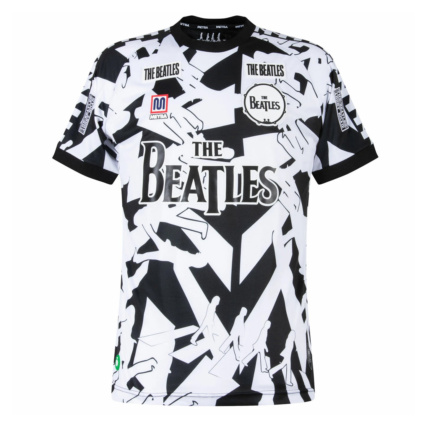 Black-White - Front - The Beatles Unisex Adult Meyba Abbey Road Crossing Jersey