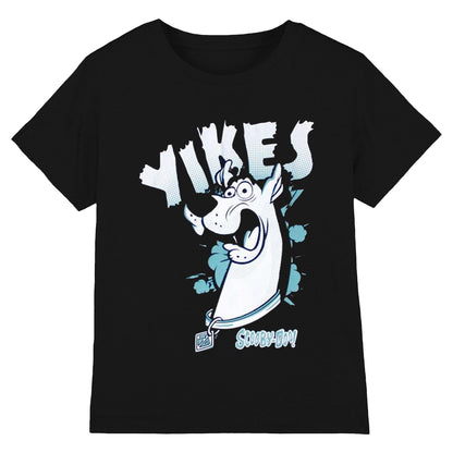Black-Blue - Front - Scooby Doo Unisex Adult Yikes T-Shirt