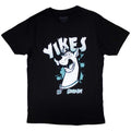 Black-Blue - Front - Scooby Doo Unisex Adult Yikes T-Shirt