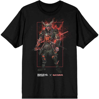 Black - Front - Iron Maiden Unisex Adult Dead By Daylight Oni Eddie T-Shirt