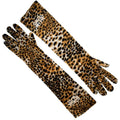 Brown-Black - Front - Shania Twain Womens-Ladies Tour 2018 Now Leopard Gloves
