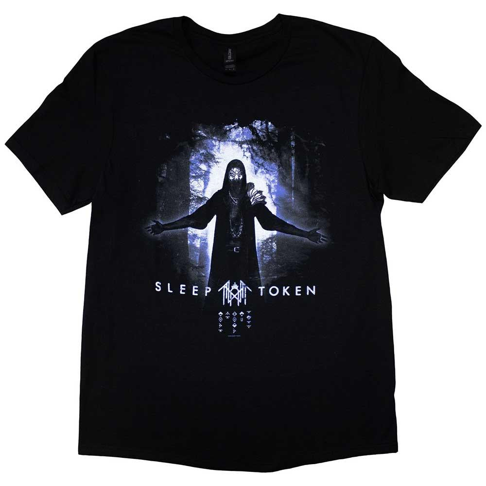 Black - Front - Sleep Token Unisex Adult Vessel Forest T-Shirt