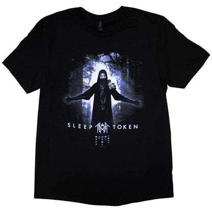 Black - Front - Sleep Token Unisex Adult Vessel Forest T-Shirt