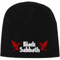 Black - Front - Black Sabbath Unisex Adult Logo & Devils Beanie