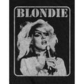 Black - Back - Blondie Womens-Ladies Presente Poster T-Shirt