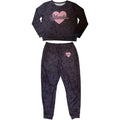 Purple - Front - Blondie Womens-Ladies Heart Of Glass Long Pyjama Set