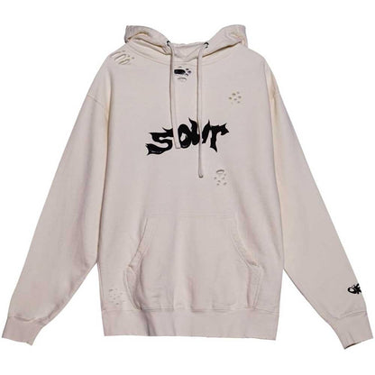 Natural - Front - Olivia Rodrigo Unisex Adult Sour Butterfly Hoodie