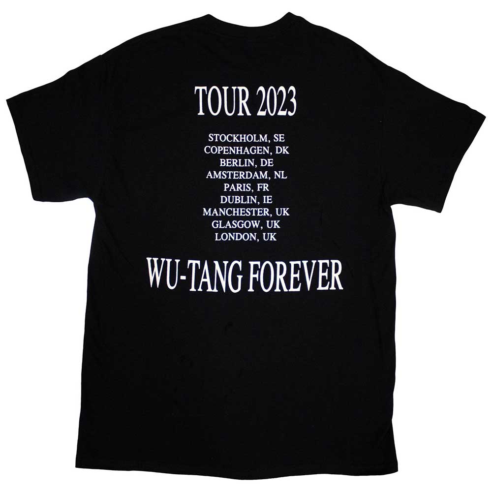 Black - Back - Wu-Tang Clan Unisex Adult Tour ´23 Wu-Tang Forever Back Print T-Shirt