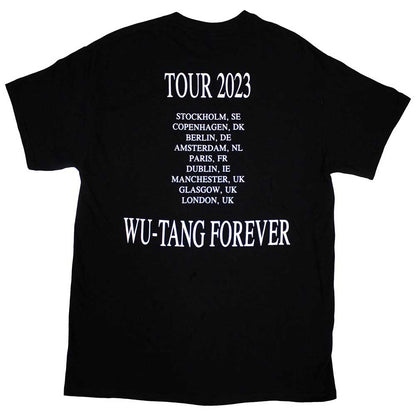 Black - Back - Wu-Tang Clan Unisex Adult Tour ´23 Wu-Tang Forever Back Print T-Shirt