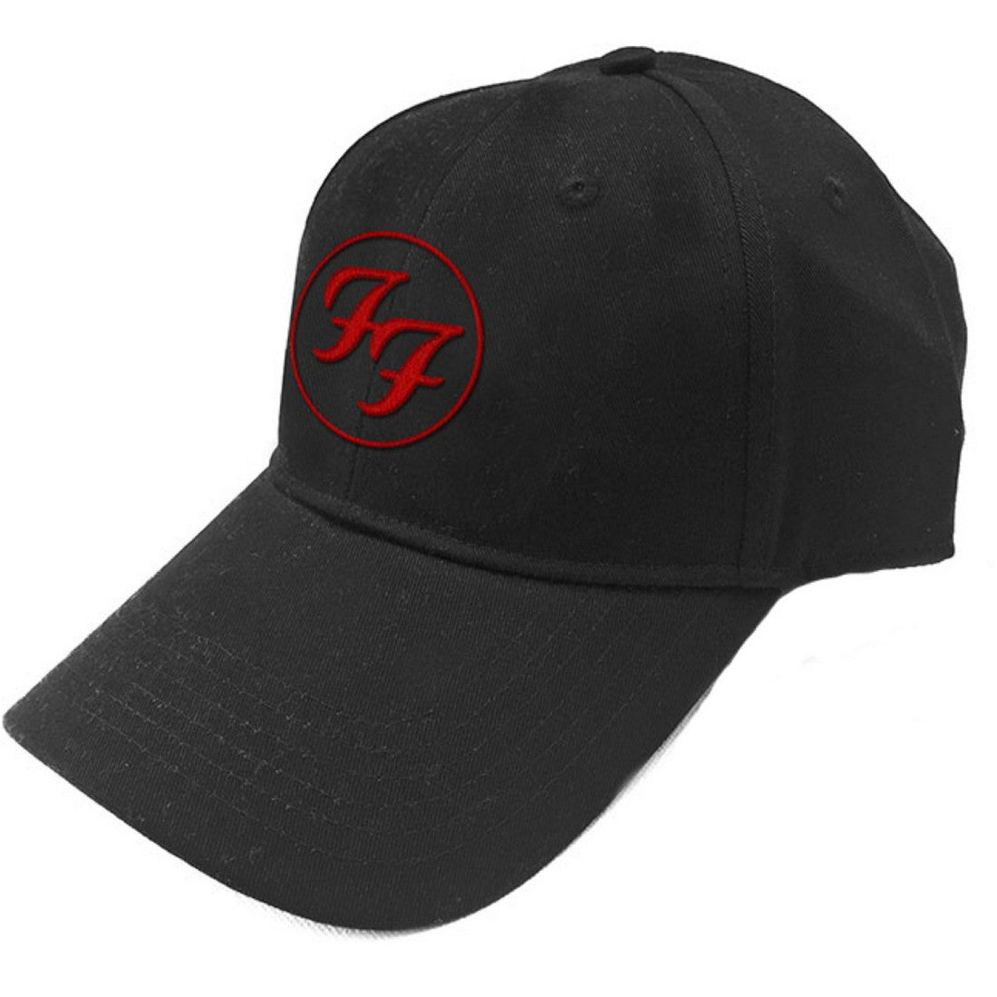 Black - Front - Foo Fighters Unisex Adult Circle Logo Cap