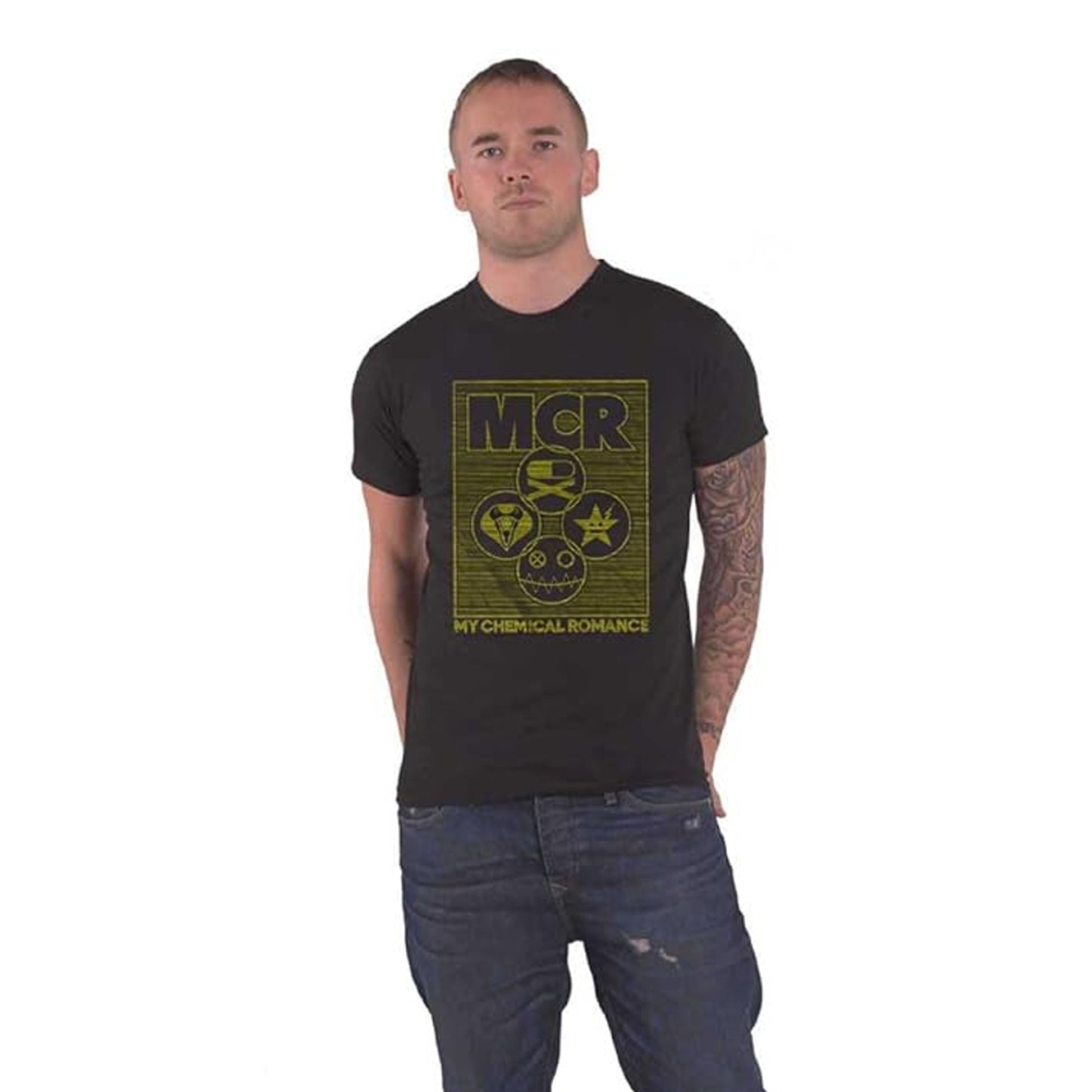 Black - Side - My Chemical Romance Unisex Adult Lock Box T-Shirt