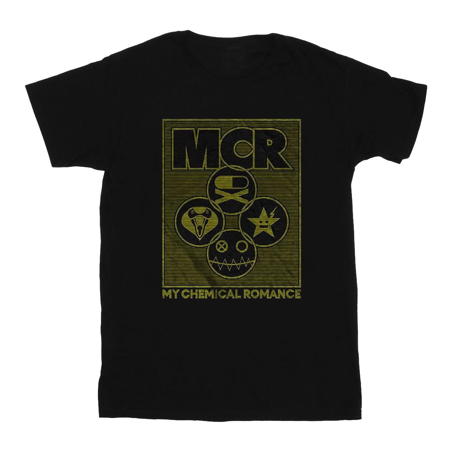 Black - Front - My Chemical Romance Unisex Adult Lock Box T-Shirt