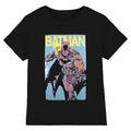Black - Front - Batman Unisex Adult Pop Colours T-Shirt