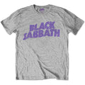 Heather Grey - Front - Black Sabbath Childrens-Kids Wavy Logo T-Shirt