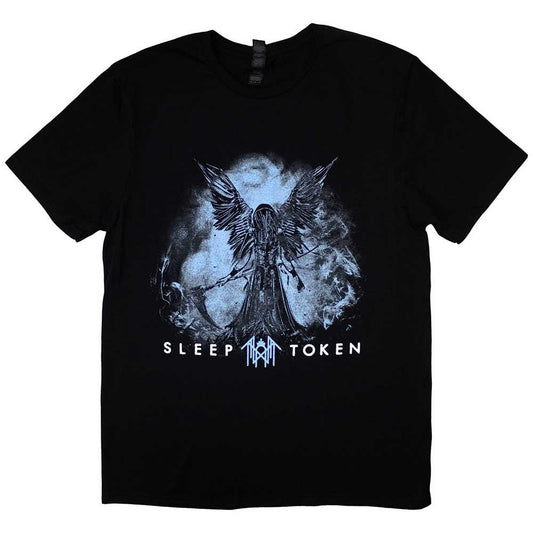 Black - Front - Sleep Token Unisex Adult Take Me Back To Eden Smoke T-Shirt