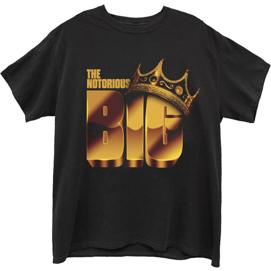 Black - Front - Biggie Smalls Unisex Adult The Notorious T-Shirt