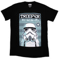 Black - Front - Star Wars Unisex Adult Trooper Japanese T-Shirt
