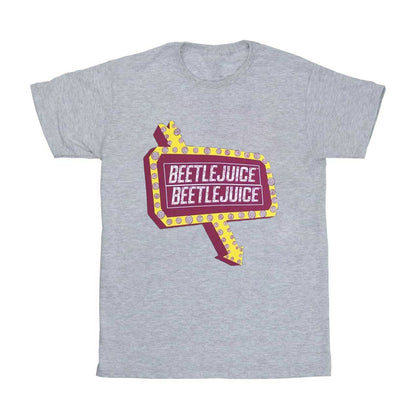 Grey - Front - Beetlejuice Unisex Adult Beetlesign T-Shirt