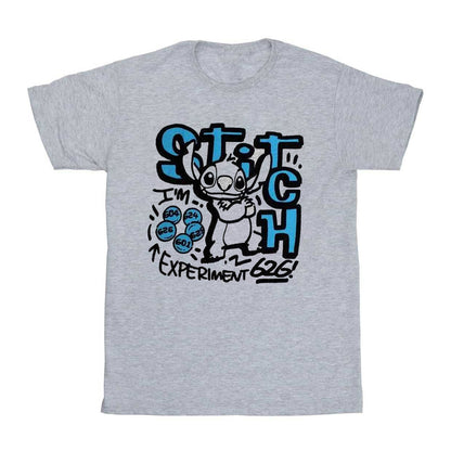 Grey - Front - Lilo & Stitch Unisex Adult Experiment T-Shirt