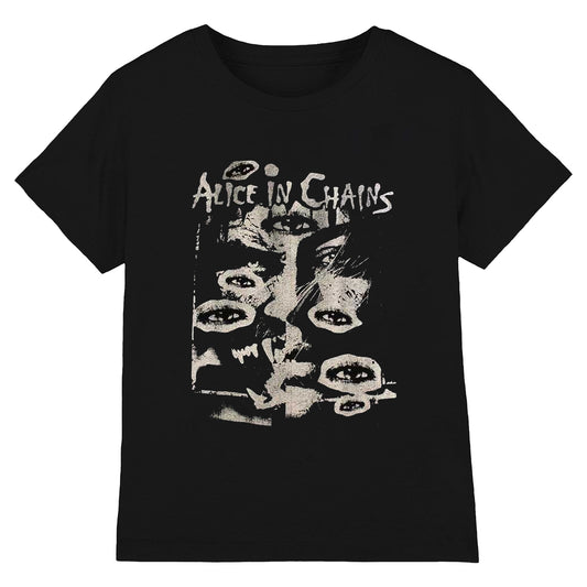 Black - Front - Alice In Chains Unisex Adult All Eyes T-Shirt