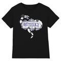 Black - Front - Beetlejuice Unisex Adult Snake Badge T-Shirt