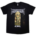 Black - Front - Metallica Unisex Adult St Anger Angel T-Shirt