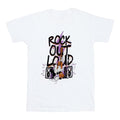 White - Front - Mickey Mouse Unisex Adult Rock Out Loud T-Shirt