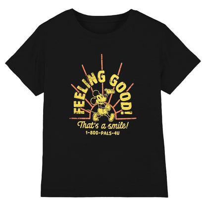 Black - Front - Mickey Mouse Unisex Adult Feeling Good T-Shirt