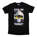 Black - Front - Star Wars Unisex Adult Stay On Target T-Shirt