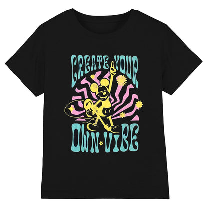 Charcoal Grey - Front - Mickey Mouse Unisex Adult Create Vibe T-Shirt