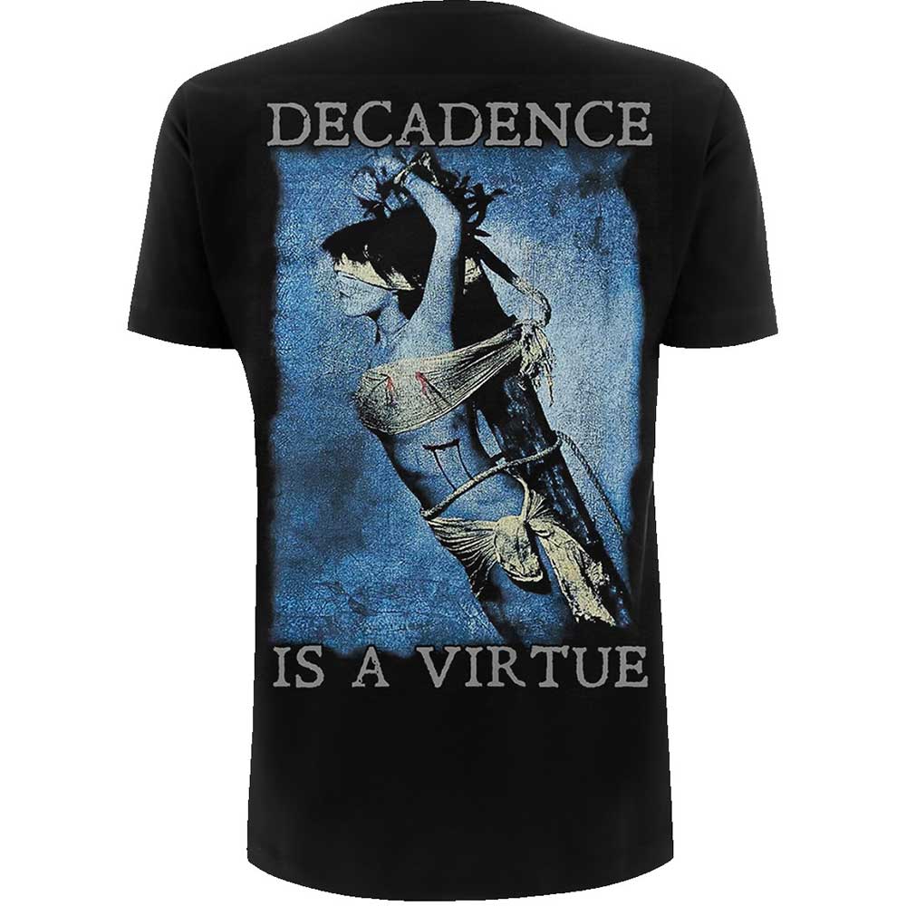 Black - Back - Cradle Of Filth Unisex Adult Decadence Back Print T-Shirt
