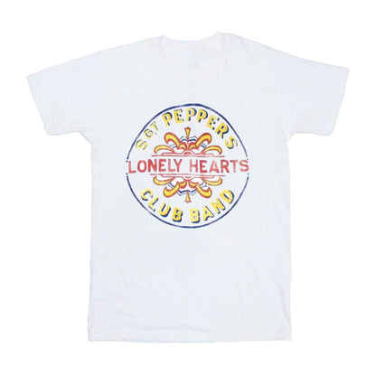 White - Front - The Beatles Unisex Adult Painted Pepper T-Shirt