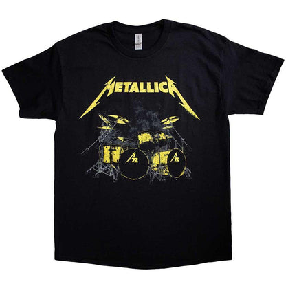 Black - Front - Metallica Unisex Adult Ulrich M72 Kit T-Shirt