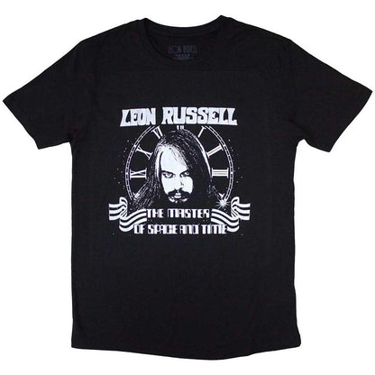 Black - Front - Leon Russell Unisex Adult Space & Time T-Shirt